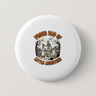 Halloween Papa Kleine Monster Nacht Button