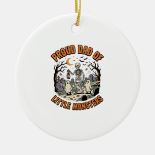 Halloween Papa Kleine Monster Nacht Keramik Ornament