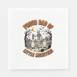 Halloween Papa Kleine Monster Nacht Serviette