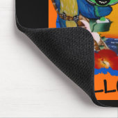 HALLOWEEN PAPAGEIEN MOUSEPAD (Ecke)