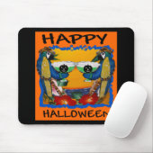 HALLOWEEN PAPAGEIEN MOUSEPAD (Mit Mouse)