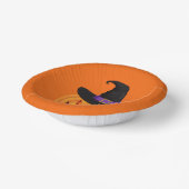 Halloween Paper Bowls-Pumpkin Pappteller (Gewinkelt)