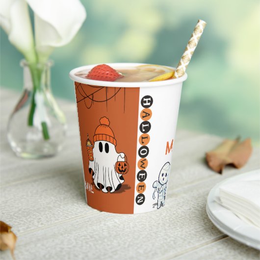 Halloween Paper Cup | Fun Party Trinkbehälter Pappbecher (In Situ)