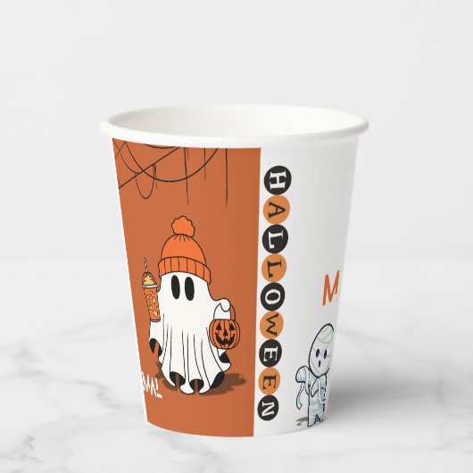 Halloween Paper Cup | Fun Party Trinkbehälter Pappbecher (Vorderseite)