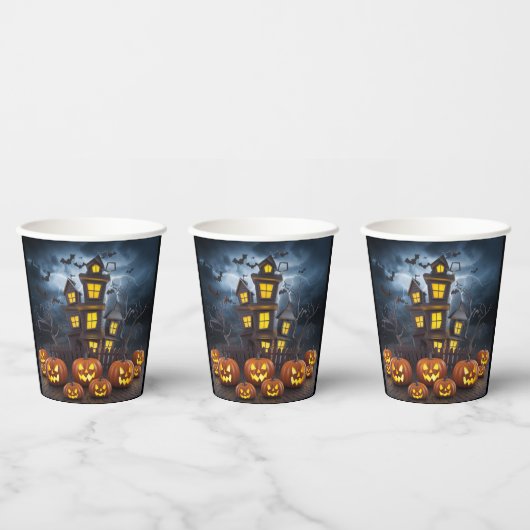 Halloween Paper Cup Pappbecher (Multi)