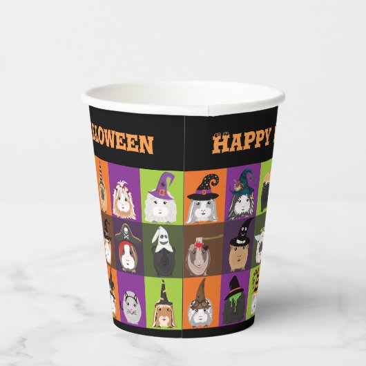 Halloween Paper Cups Guinea Schweine Pappbecher (Rechts)