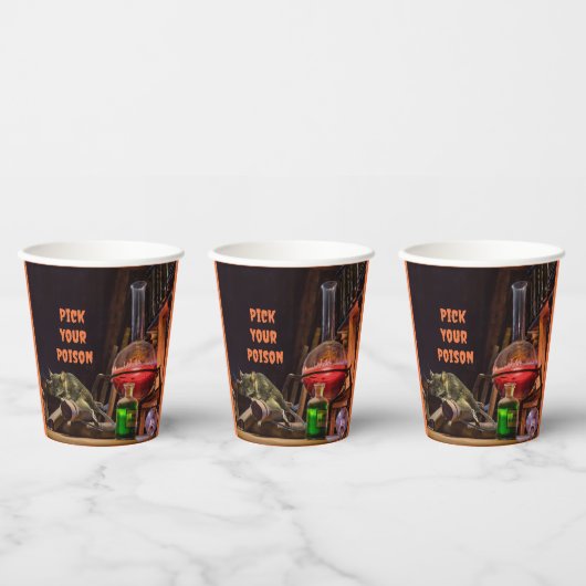 Halloween Paper Cups, pick Dein Gift Pappbecher (Multi)