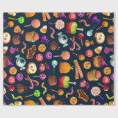 Halloween paper geschenkpapier (Flach)