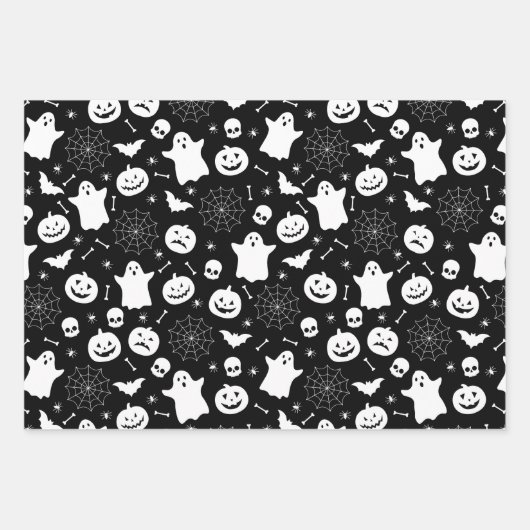 Halloween paper  geschenkpapier set (Vorderseite 2)
