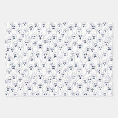 Halloween Paper - Gespenster und Spinnennetz Geschenkpapier Set (Vorderseite 2)