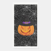 Halloween Paper Guest Towel Pumpkin Serviette (Vorderseite)