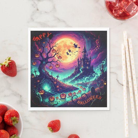 Halloween Paper Napkin Serviette (Beispiel)