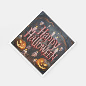 Halloween - Paper Napkin Serviette (Ecke)