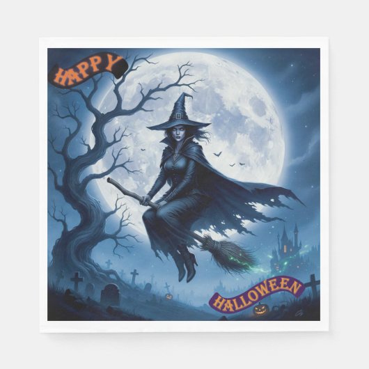 Halloween Paper Napkin Serviette (Vorderseite)