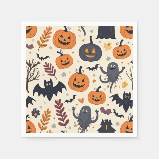 Halloween Paper Napkins Serviette (Vorderseite)
