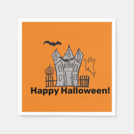 Halloween Paper Napkins Serviette (Vorderseite)
