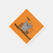 Halloween Paper Napkins Serviette (Ecke)