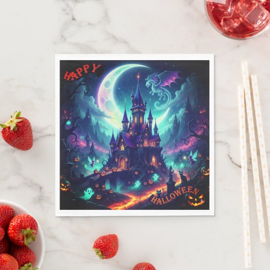 Halloween Paper Napkins Serviette (Beispiel)