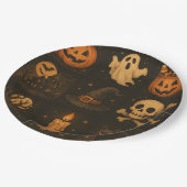 Halloween paper plates pappteller (Schrägansicht)