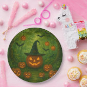 Halloween paper plates that blend in with nature pappteller (Party)