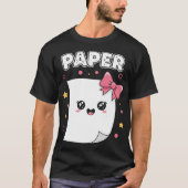 Halloween Paper Scissors Rock Matching Cute Costum T-Shirt (Vorderseite)