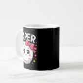 Halloween Paper Scissors Rock Matching Cute Paper Kaffeetasse (Vorderseite Links)