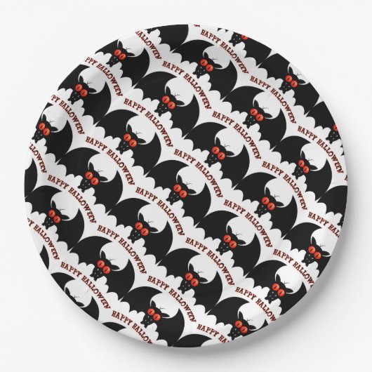 Halloween Paper Teller 9"/Bat (Vorderseite)