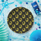 Halloween Paper Teller 9"/Hexen und Mond (Party)