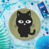 Halloween Paper Teller/Black Cat Pappteller (Party)