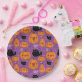 Halloween Paper Teller/Black Cats Pappteller (Party)
