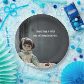 Halloween Paper Teller, Creepy Miss Muffet Pappteller (Party)