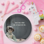 Halloween Paper Teller, Creepy Miss Muffet Pappteller (Party)