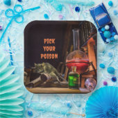 Halloween Paper-Teller, gib dein Gift aus Pappteller (Party)