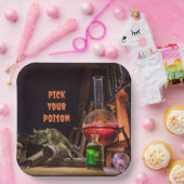 Halloween Paper-Teller, gib dein Gift aus Pappteller (Party)