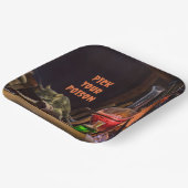 Halloween Paper-Teller, gib dein Gift aus Pappteller (Gewinkelt)