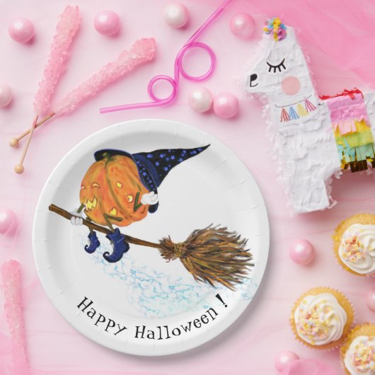 Halloween Paper Teller Hexenkürbis (Party)