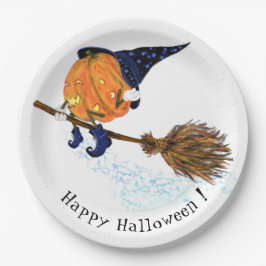 Halloween Paper Teller Hexenkürbis