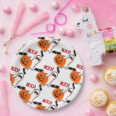 Halloween Paper Tellers 9"/Pumpkin, Geist und Fled Pappteller (Party)