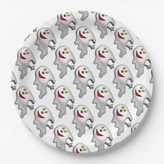 Halloween Paper Tellers/Geist Pappteller (Vorderseite)