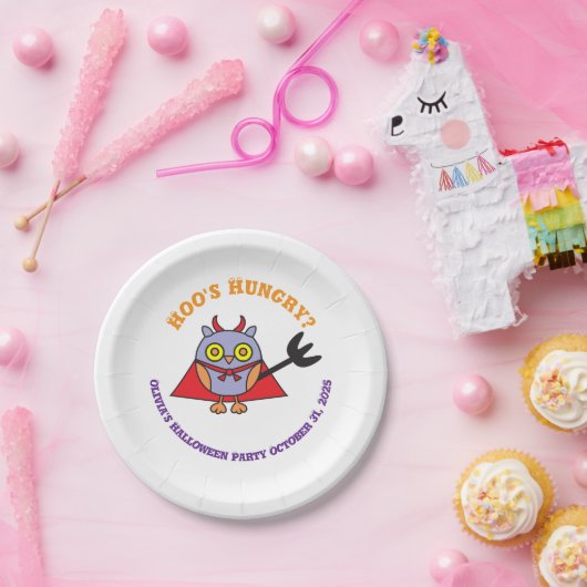 Halloween Paper Tellers Owl Devil Design Pappteller (Party)