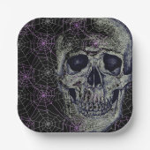 Halloween Paper Tellers-Skull Pappteller (Vorderseite)