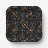 Halloween Paper Tellers-Spider Webs Pappteller (Vorderseite)