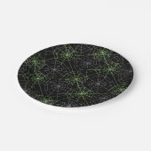 Halloween Paper Tellers-Spider Webs Pappteller (Schrägansicht)