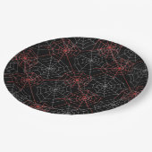 Halloween Paper Tellers-Spider Webs Pappteller (Schrägansicht)