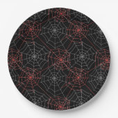 Halloween Paper Tellers-Spider Webs Pappteller (Vorderseite)