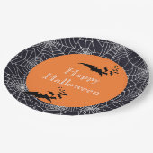 Halloween Paper Tellers-Spider Webs Pappteller (Schrägansicht)