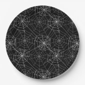 Halloween Paper Tellers-Spider Webs Pappteller (Vorderseite)