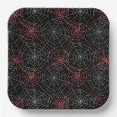 Halloween Paper Tellers-Spider Webs Pappteller (Vorderseite)
