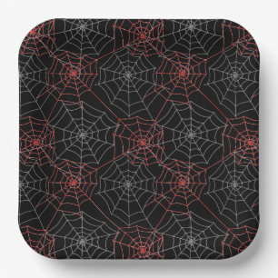 Halloween Paper Tellers-Spider Webs Pappteller