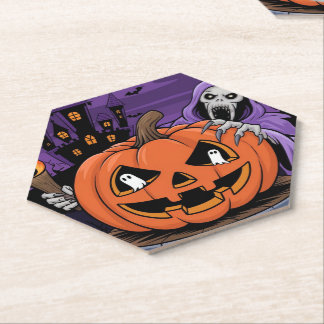 Halloween Paper Untersetzer